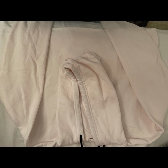 Garage light pink quarter zip sweater - Picture 2 of 2